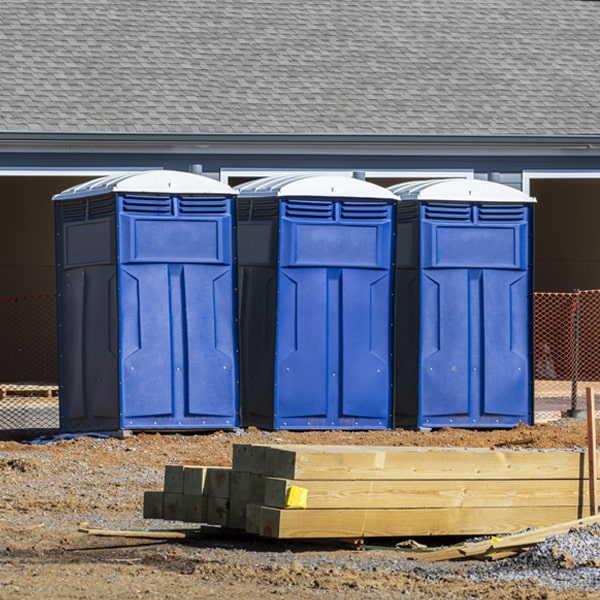 what is the maximum capacity for a single porta potty in Burley WA